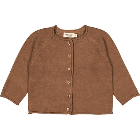 MarMar Dark Fudge Melange Totti Strik Cardigan