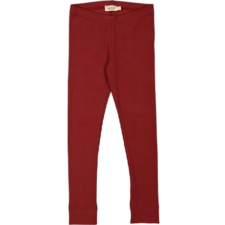 MarMar Modal Hibiscus Red Leg Leggings 2