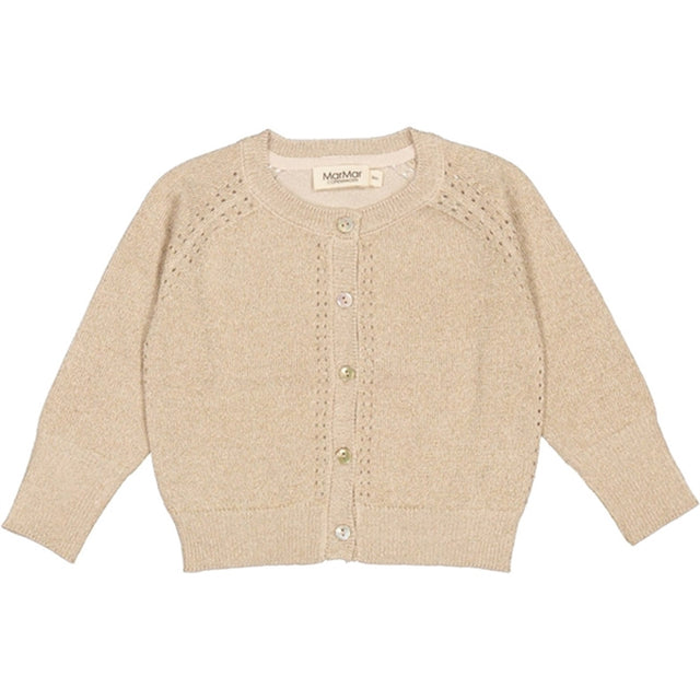 MarMar Gold Glitter Tillie B Strik Cardigan