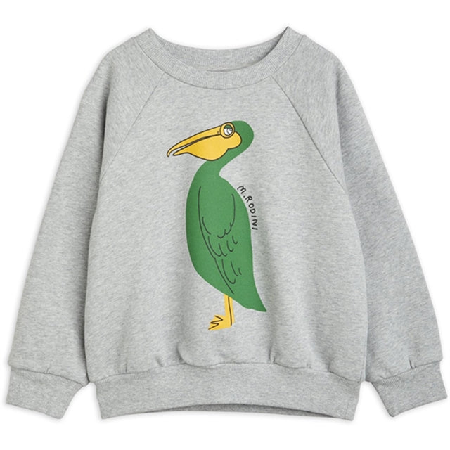 Mini Rodini Pelican Sweatshirt Grey Melange