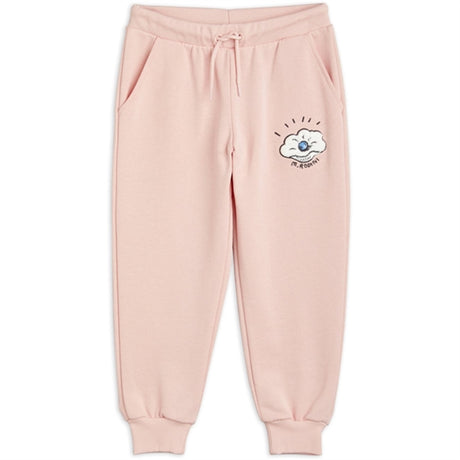 Mini Rodini Seashell Chenille Emb Sweatpants Pink