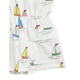 Mini Rodini Sailing Boats Aop Sommerdragt White 3