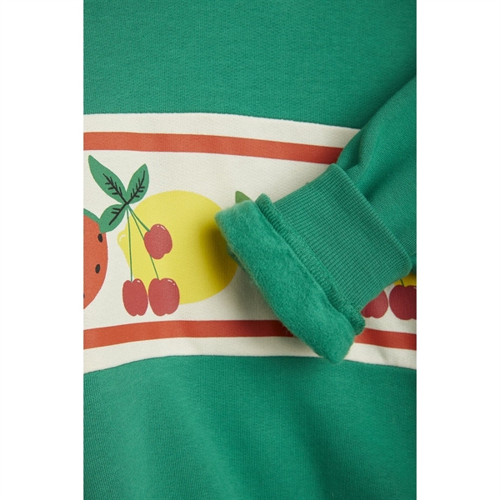 Mini Rodini Fruits Border Sweatshirt Green 4