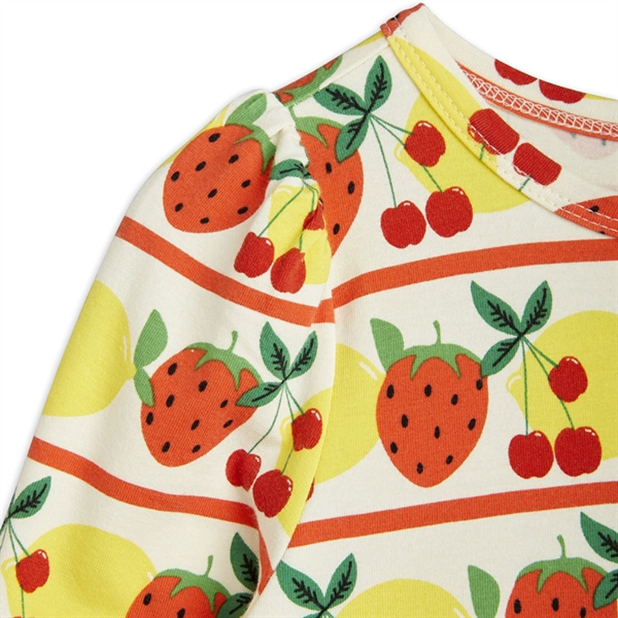 Mini Rodini Fruits Aop Ls Kjole Multi 5