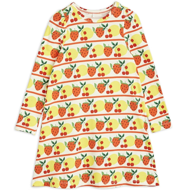 Mini Rodini Fruits Aop Ls Kjole Multi