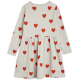 Mini Rodini Hearts Aop Ls Kjole Grey 3