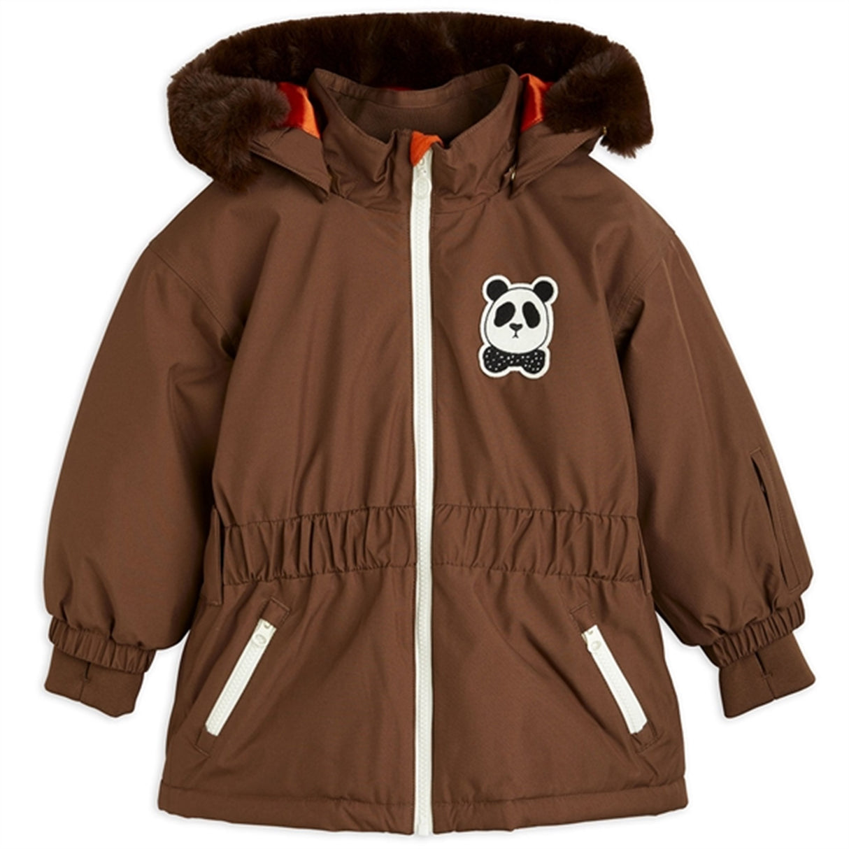 Mini Rodini Panda Soft Ski Jakke Brown