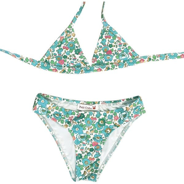 Petit Crabe Betsy D Elle Triangle Bikini Liberty© fabric