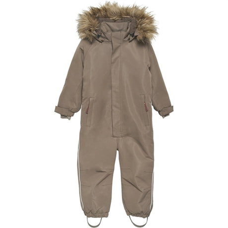 En Fant Flyverdragt m. Faux Fur Chocolate Chip