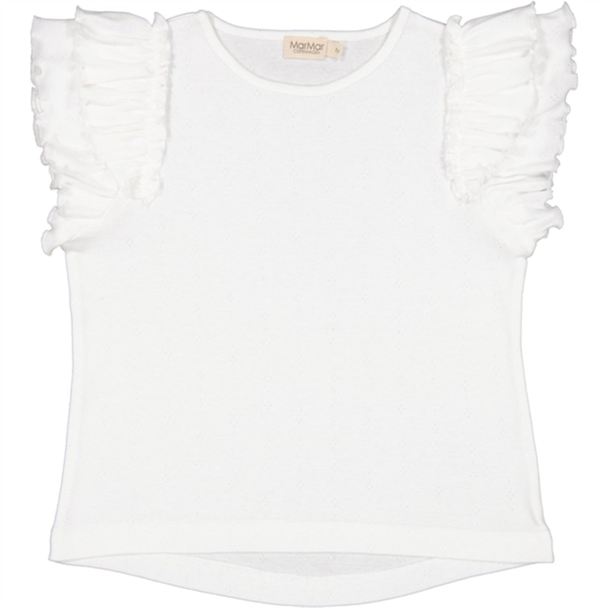 MarMar Modal Pointelle Cloud Tavora Frill T-shirt