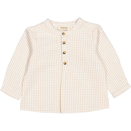 MarMar Grey Sand Gingham Totoro Skjorte