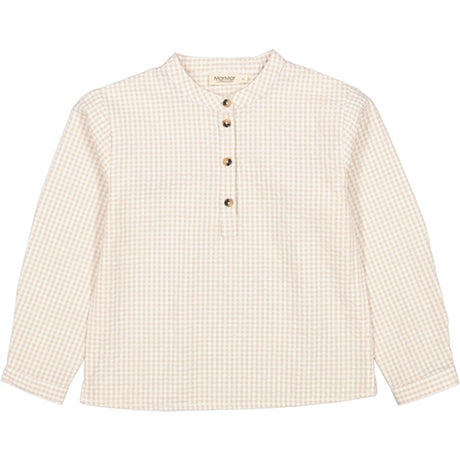 MarMar Grey Sand Gingham Tokyo Skjorte