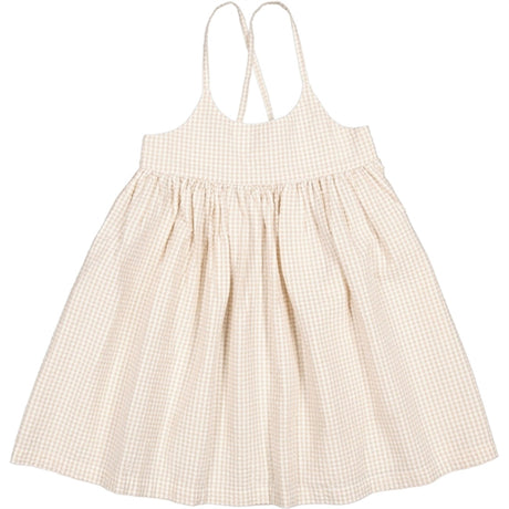 MarMar Grey Sand Gingham Divo Kjole