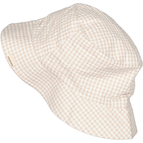 MarMar Grey Sand Gingham Arida Bøllehat