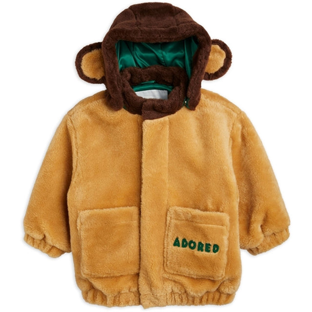 Mini Rodini Adored Faux Fur Jakke Beige