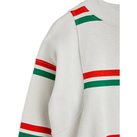 Mini Rodini Stripe Aop Sweatshirt Grey