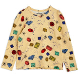 Mini Rodini Jewels Aop Bluse Yellow