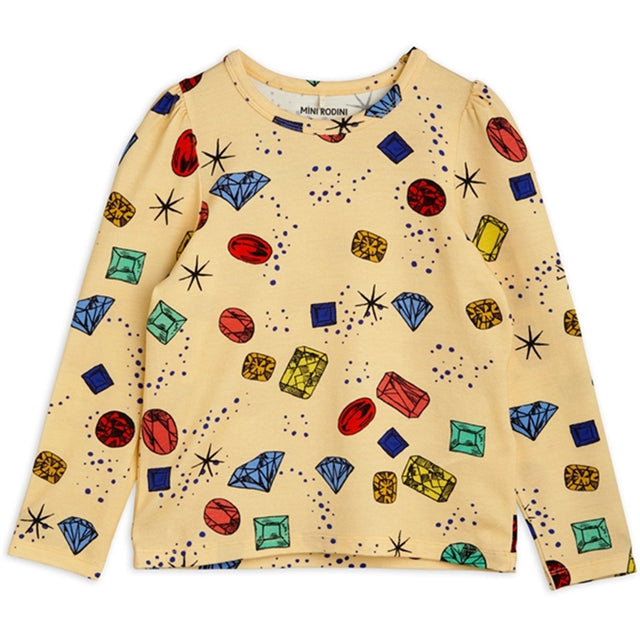 Mini Rodini Jewels Aop Bluse Yellow