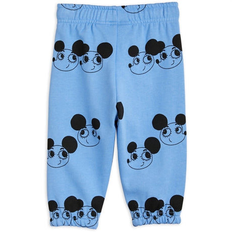 Mini Rodini Ritzrats Aop Baby Sweatpants Blue 2