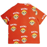 Mini Rodini Red Hike Aop Woven Skjorte