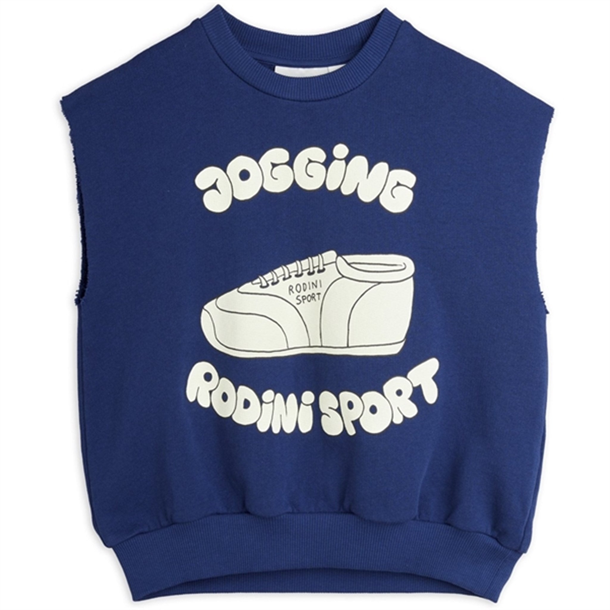 Mini Rodini Blue Jogging Sp Sweat Tank Top