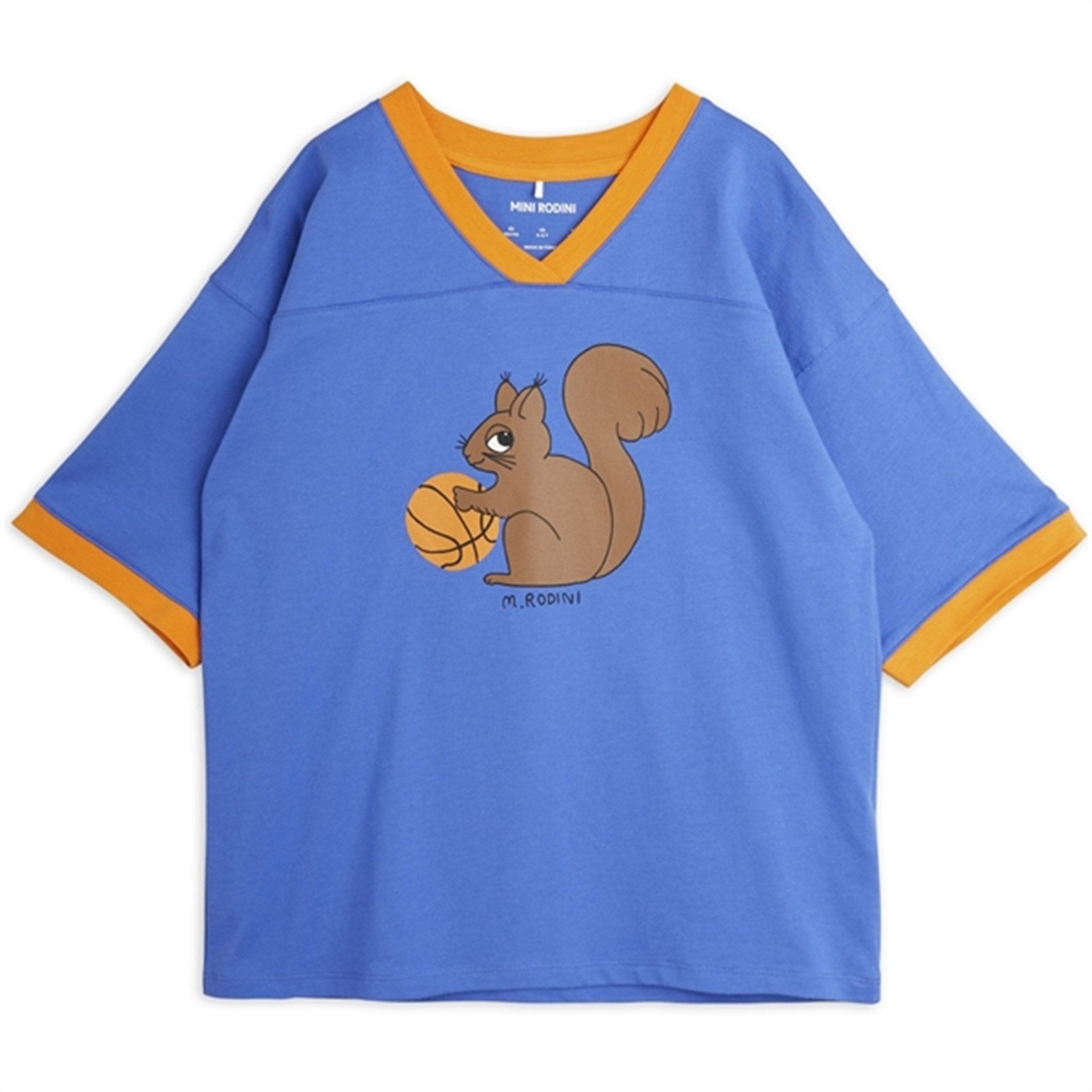 Mini Rodini Blue Squirrel Sp T-shirt Loose Fit