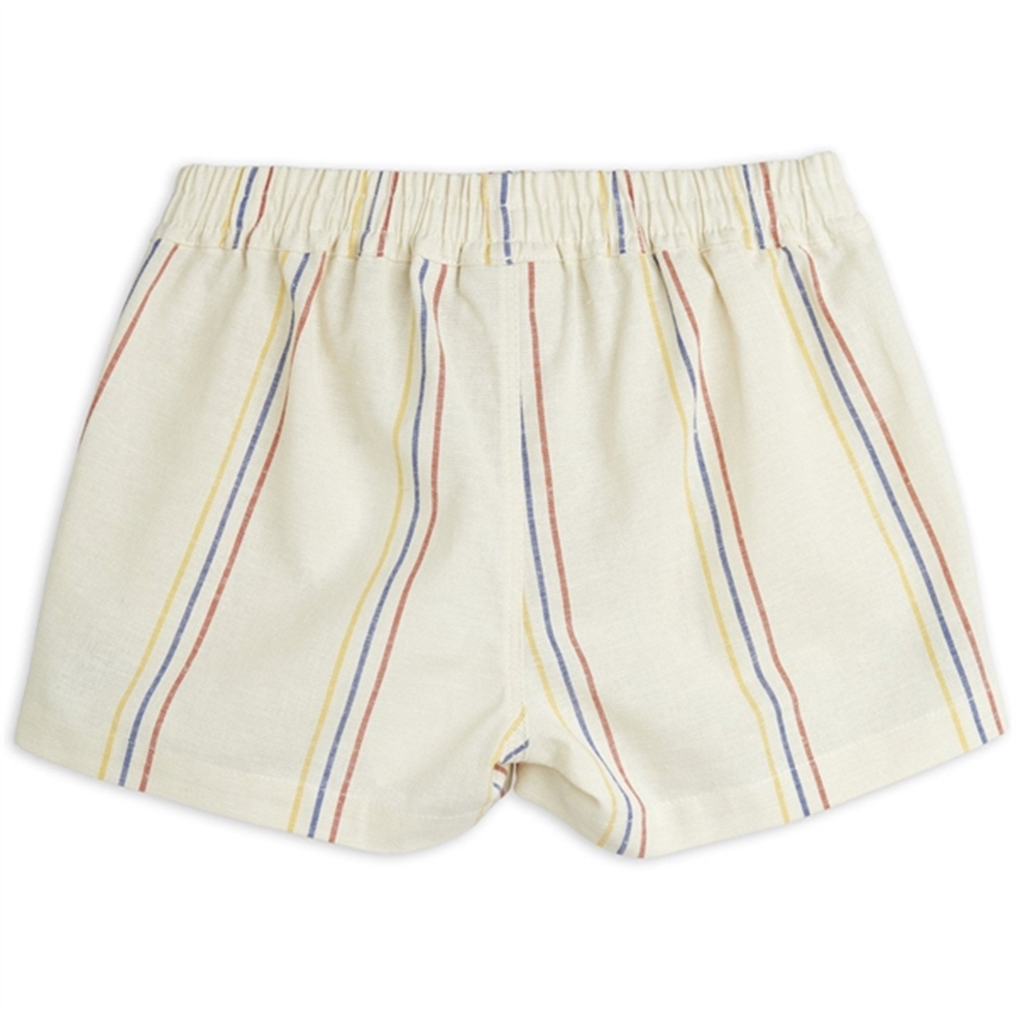 Mini Rodini Offwhite Stripe Y/D Woven Shorts
