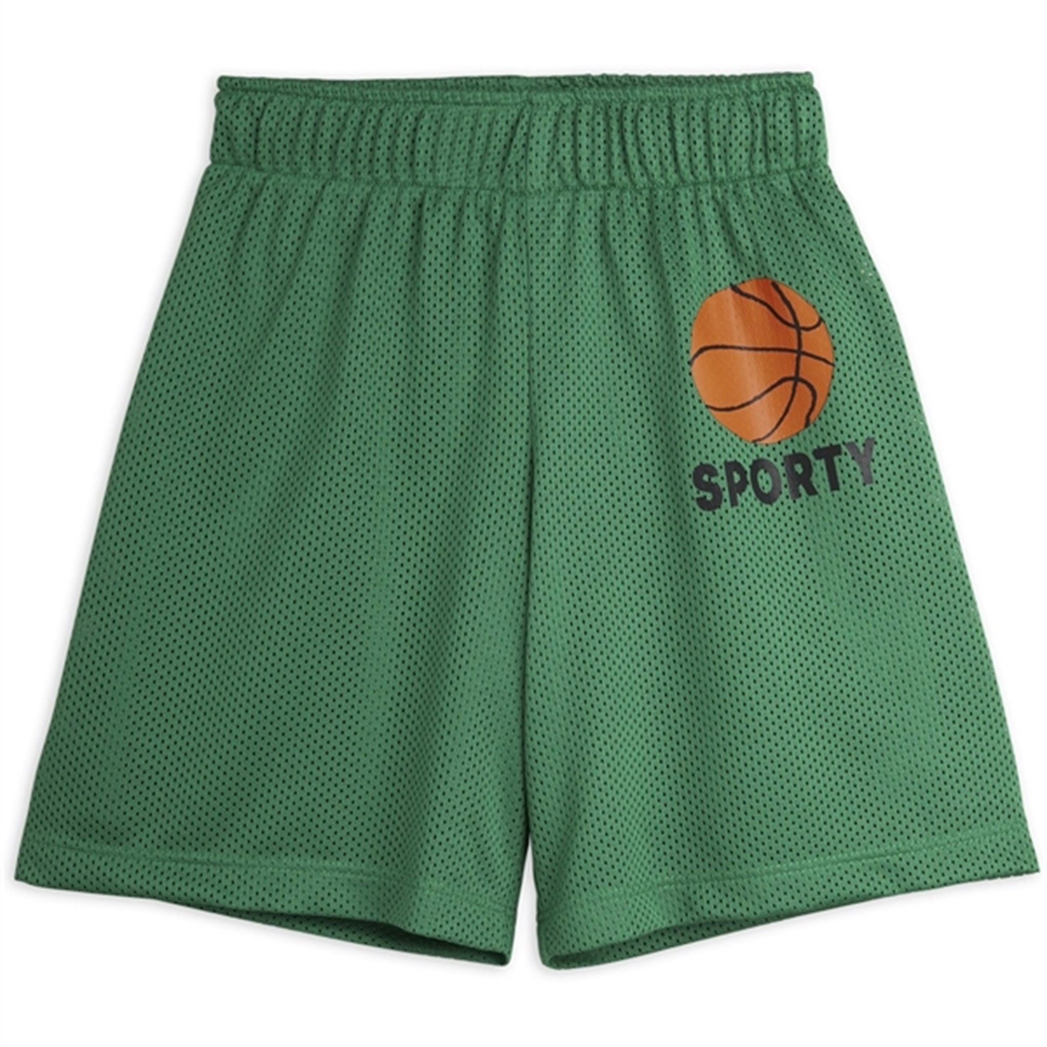 Mini Rodini Green Basket Mesh Sp Shorts