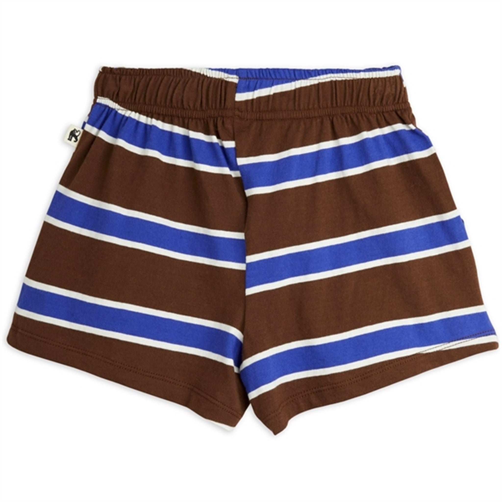 Mini Rodini Brown Stripe Aop Shorts 4