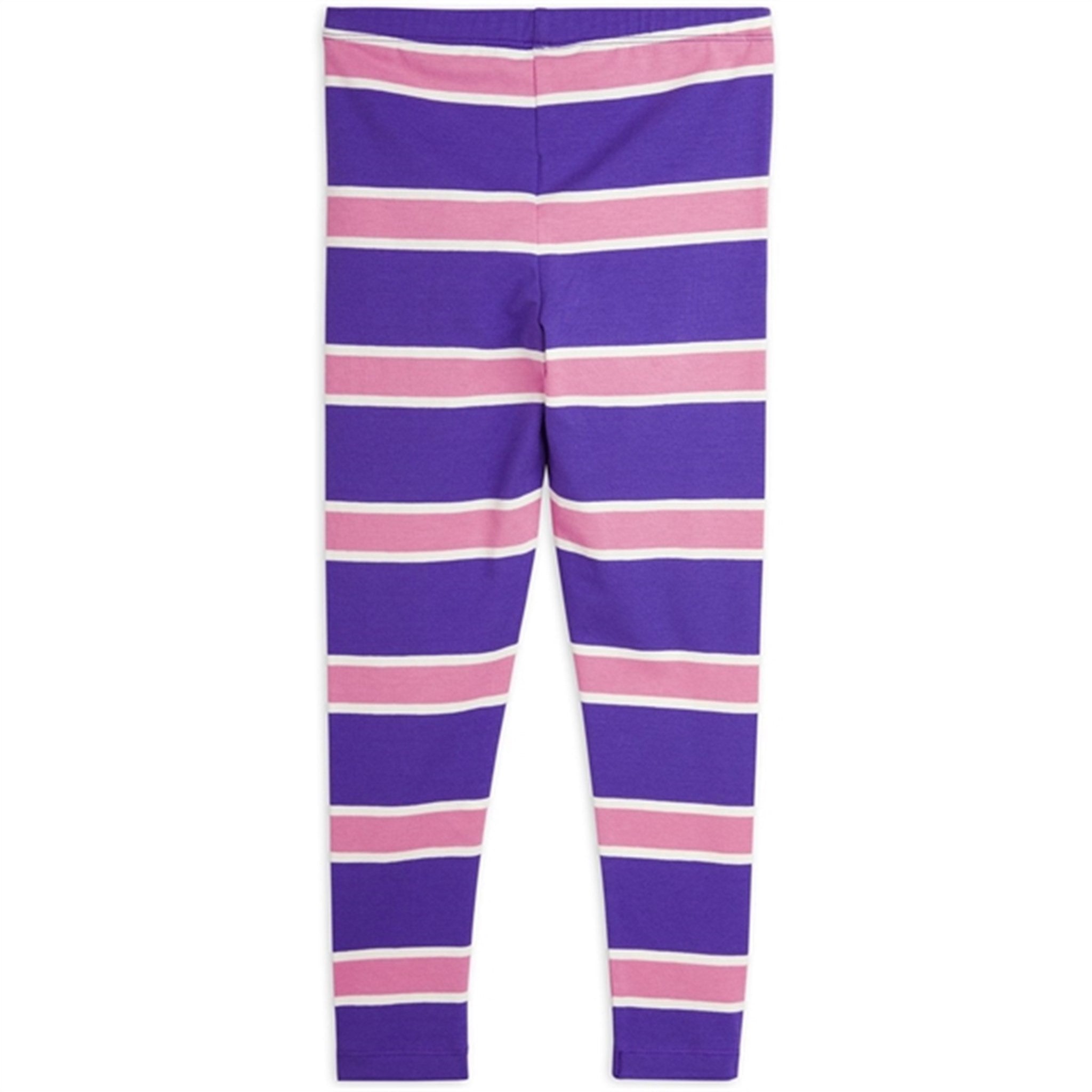 Mini Rodini Purple Stripe Leggings 3