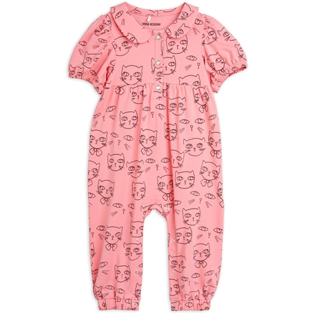 Mini Rodini Pink Cathlethes Aop Jumpsuit Baby