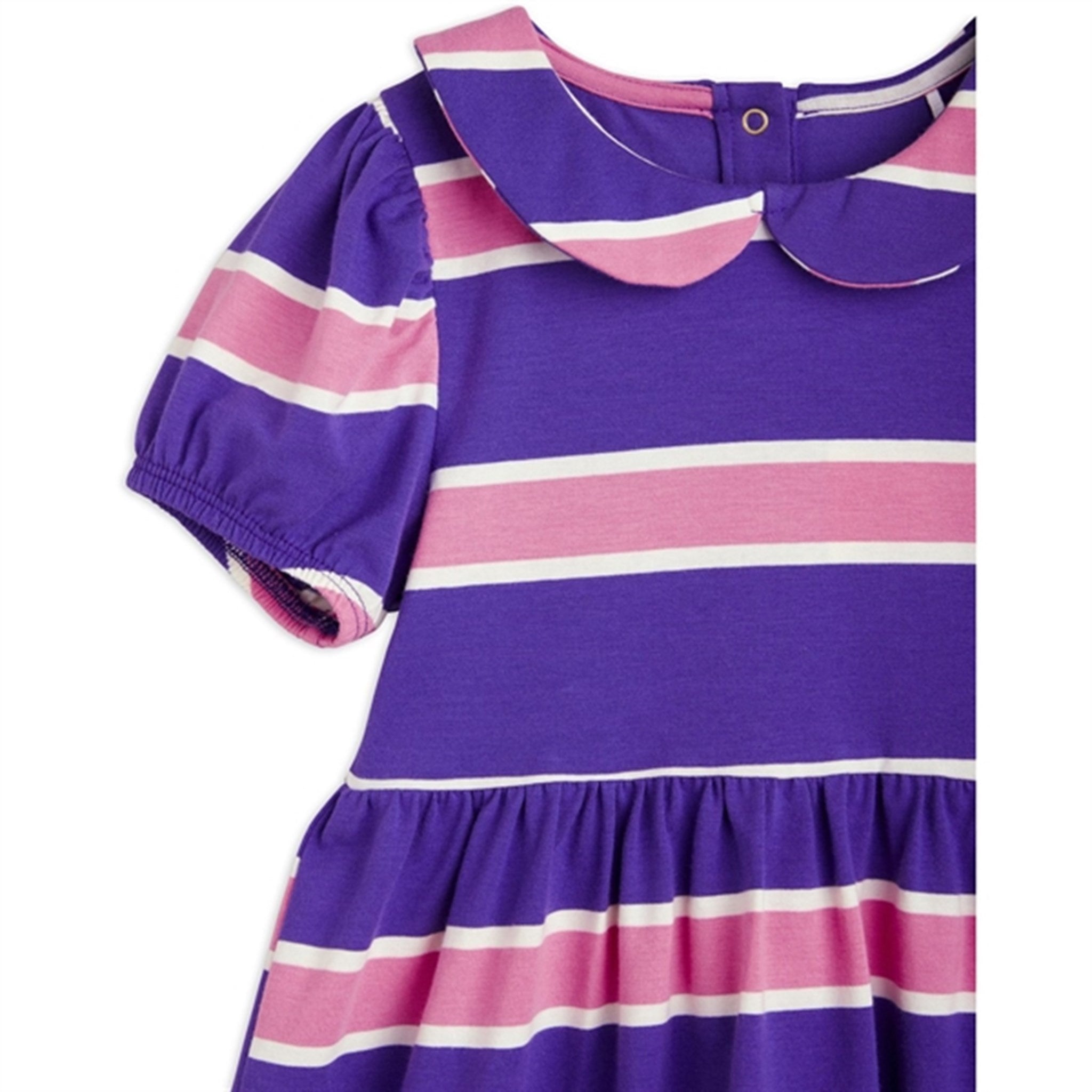 Mini Rodini Purple Stripe Kjole 4