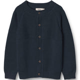 Wheat Navy Eddy Strik Cardigan