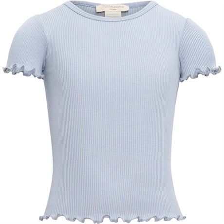 Minimalisma Blomst T-shirt Light Blue Clearwater