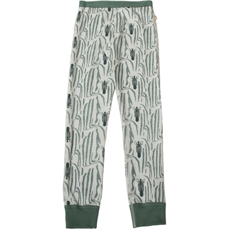 Joha Uld/Bomuld Green AOP Leggings