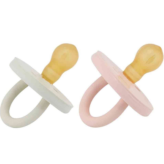 Hevea Bumi Bébé Sut Rund 2-pack Rose & Sage