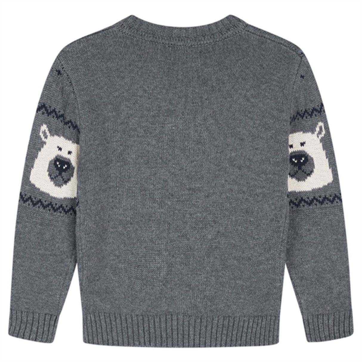 Hust & Claire Mini Wool Grey Pelle Strik 2