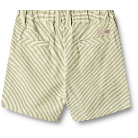 Wheat Green Stripe Shorts Elvig