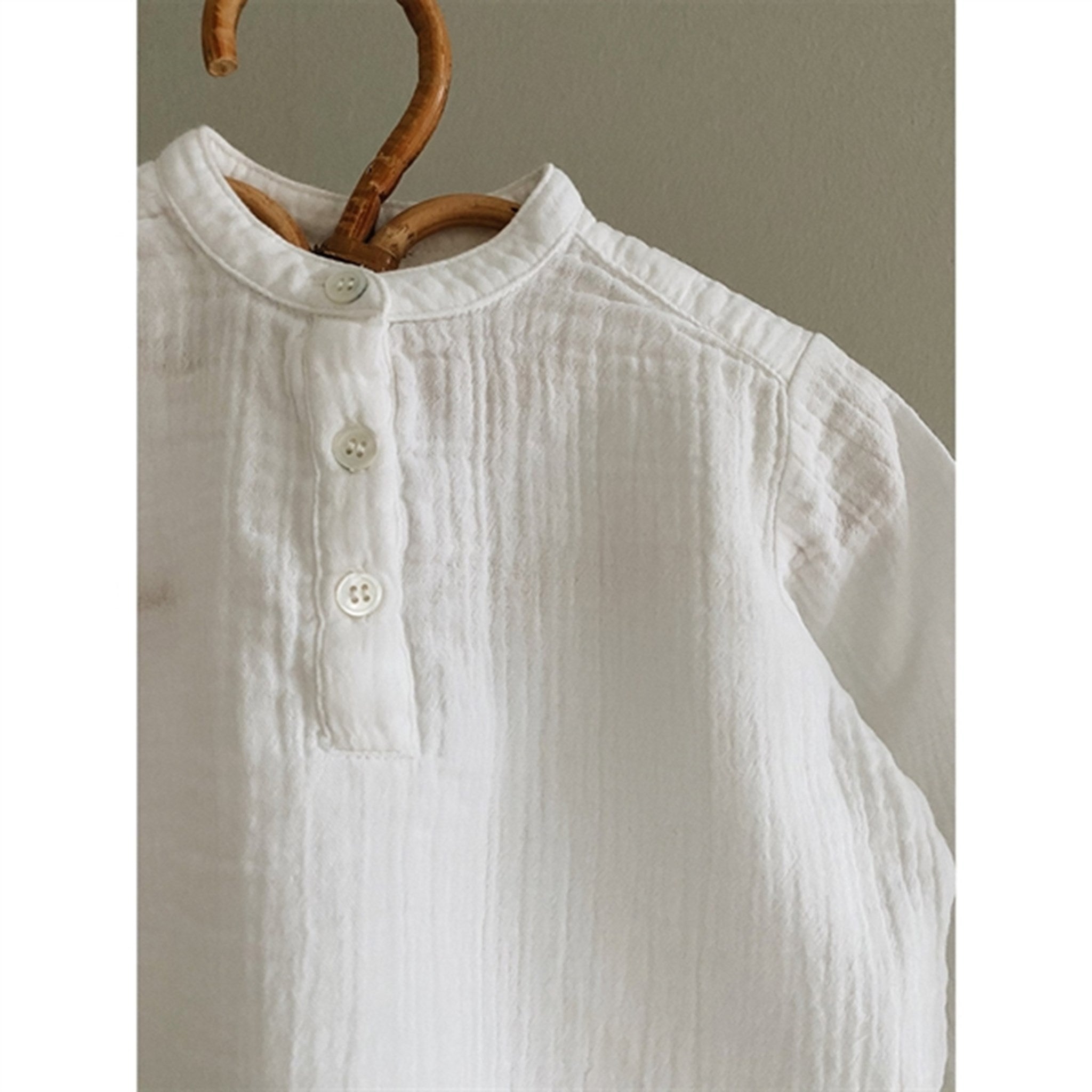 lalaby Natural white Carlo Skjorte Baby 6