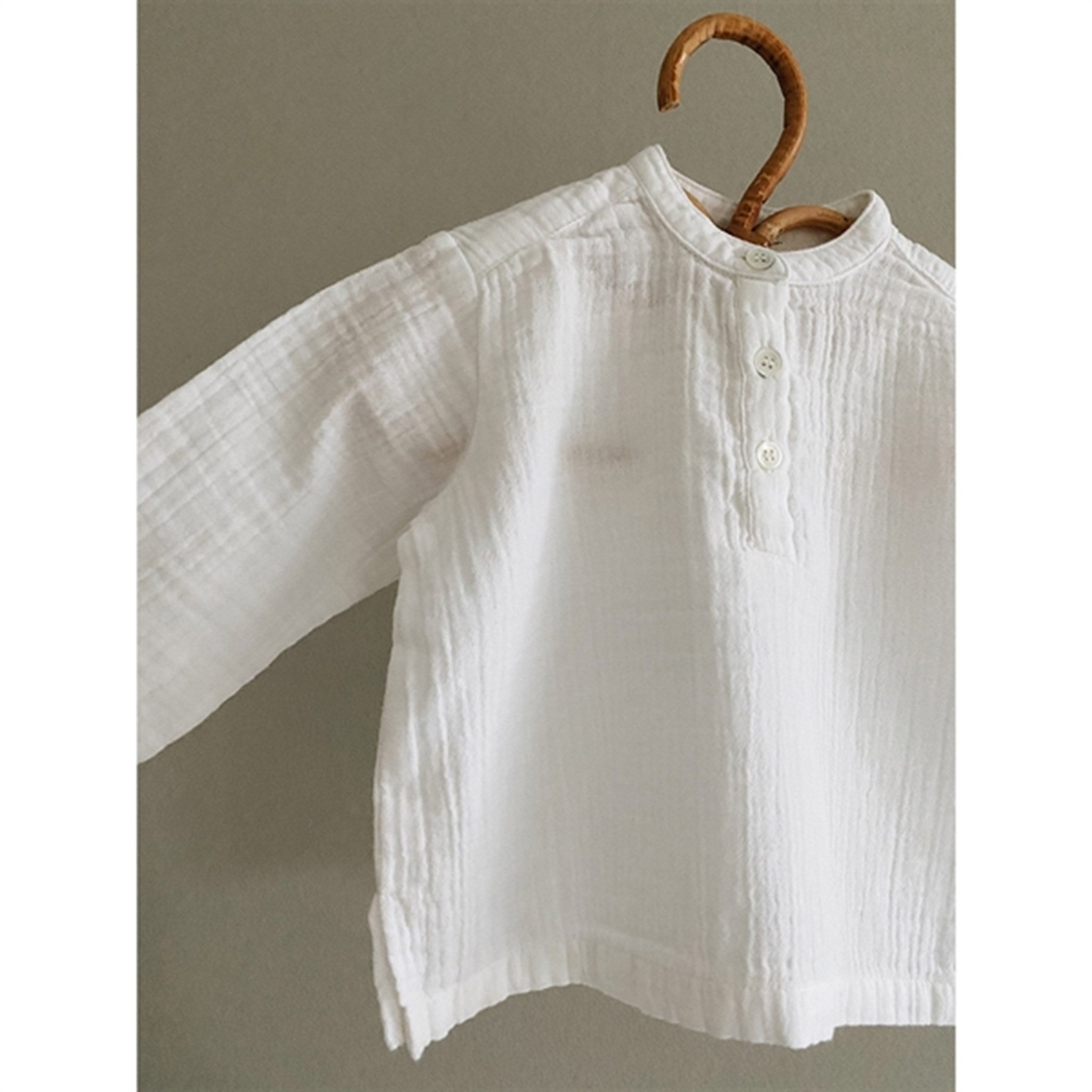 lalaby Natural white Carlo Skjorte Baby 7