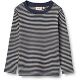 Wheat Navy Stripe Mads Nattøj 3