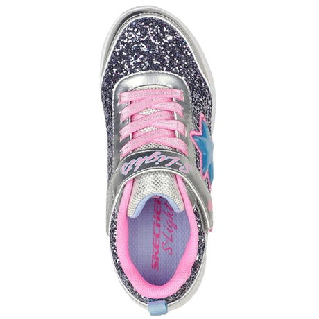 Skechers Glimmer Knicks Sneakers Starlet Shine Silver Pink