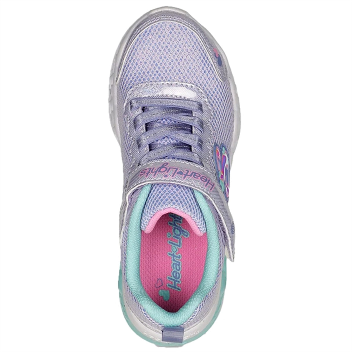 Skechers Flutter Heart Lights Sneakers Lavender Multicolor