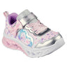 Skechers Flutter Heart Lights Sneakers Silver Lt. Pink