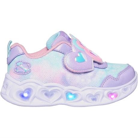 Skechers Heart Lights Heart Top Sneakers Lavender