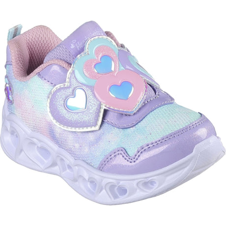 Skechers Heart Lights Heart Top Sneakers Lavender