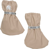 CeLaVi Polstret PU-Footies M. Fleece Warm Taupe