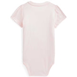 Ralph Lauren Baby Girl Bodystocking Short Sleeved Delicate Pink