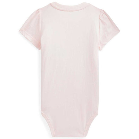 Ralph Lauren Baby Girl Bodystocking Short Sleeved Delicate Pink