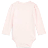 Ralph Lauren Baby Girl Long Sleeved Bodystocking Pink 2